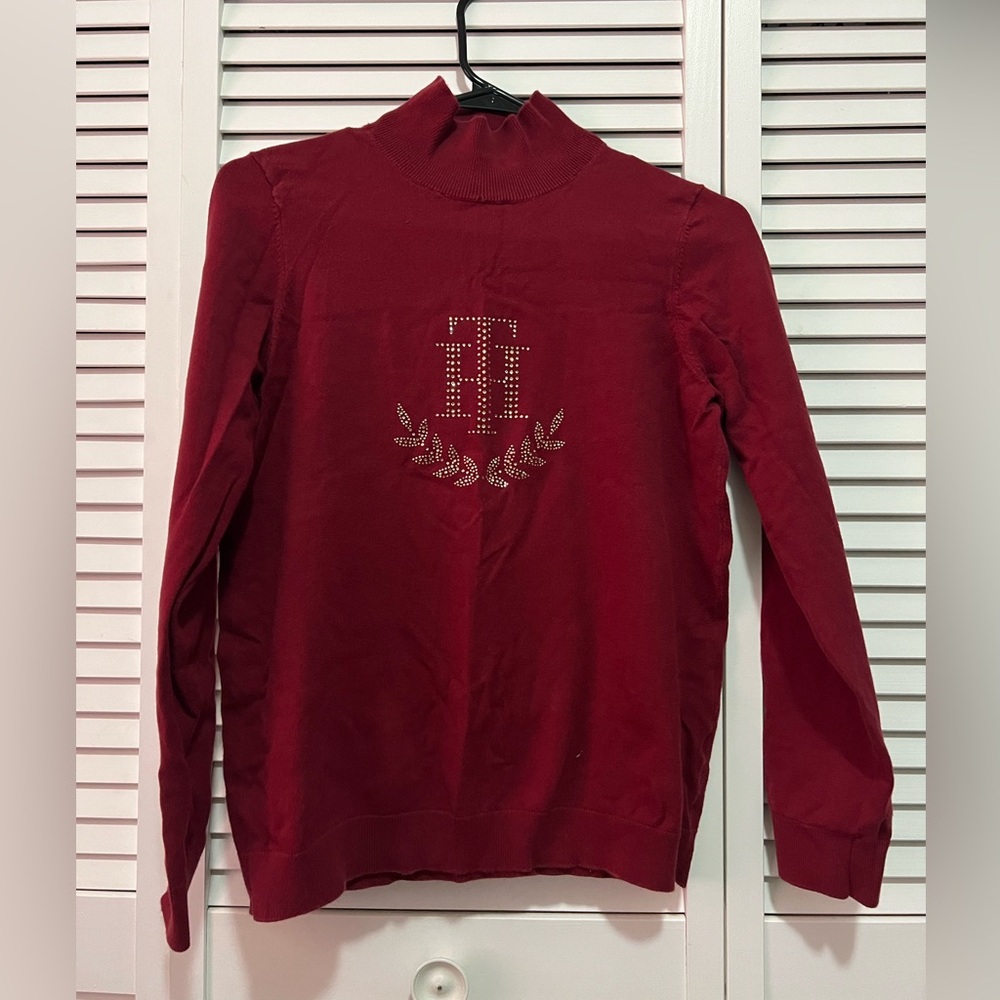 Tommy Hilfiger Red Turtleneck Sweater for Women